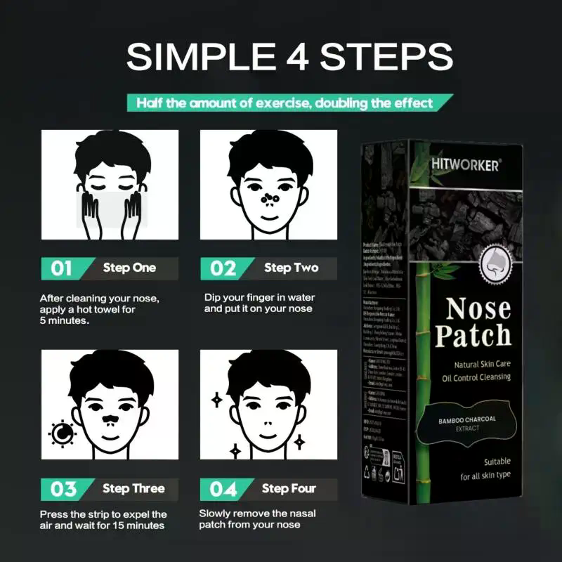 20/30/50 Pcs Deep Cleansing Bl - Charcoal Pore Strip review and price