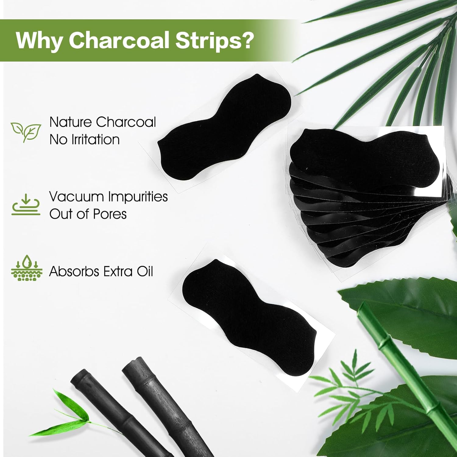 15 Pcs Bamboo Charcoal Blackhe - Charcoal Pore Strip review and price