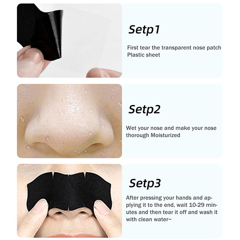 5/15/25/50 Pcs Bamboo Charcoal - Charcoal Pore Strip review and price